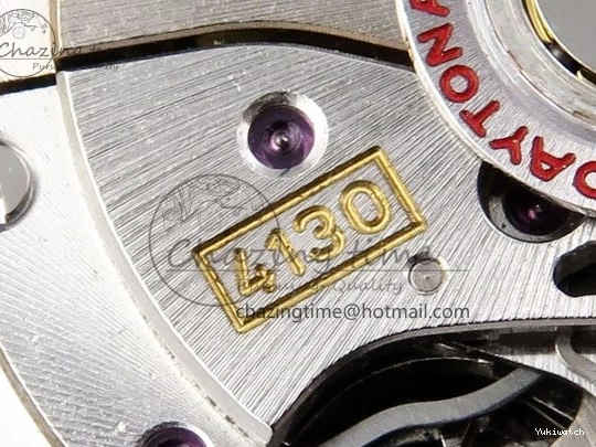 EDITION DAYTONA STRAP 116518 DIAL 1:1 YG BLACK RUBBER APSF ON SH4130 BEST OYSTERFLEX 0426